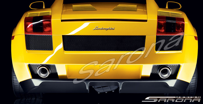 Custom Lamborghini Gallardo  Coupe Rear Bumper (2004 - 2008) - Call for price (Part #LB-001-RB)